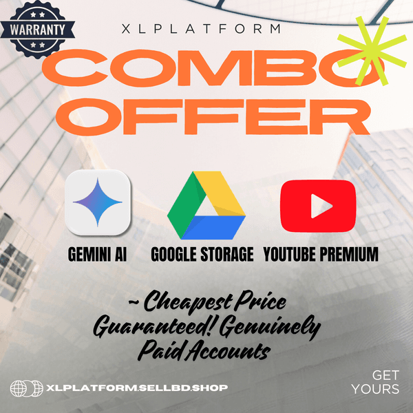 YOUTUBE + DRIVE STORAGE + GEMINI Ai COMBO - Image 1